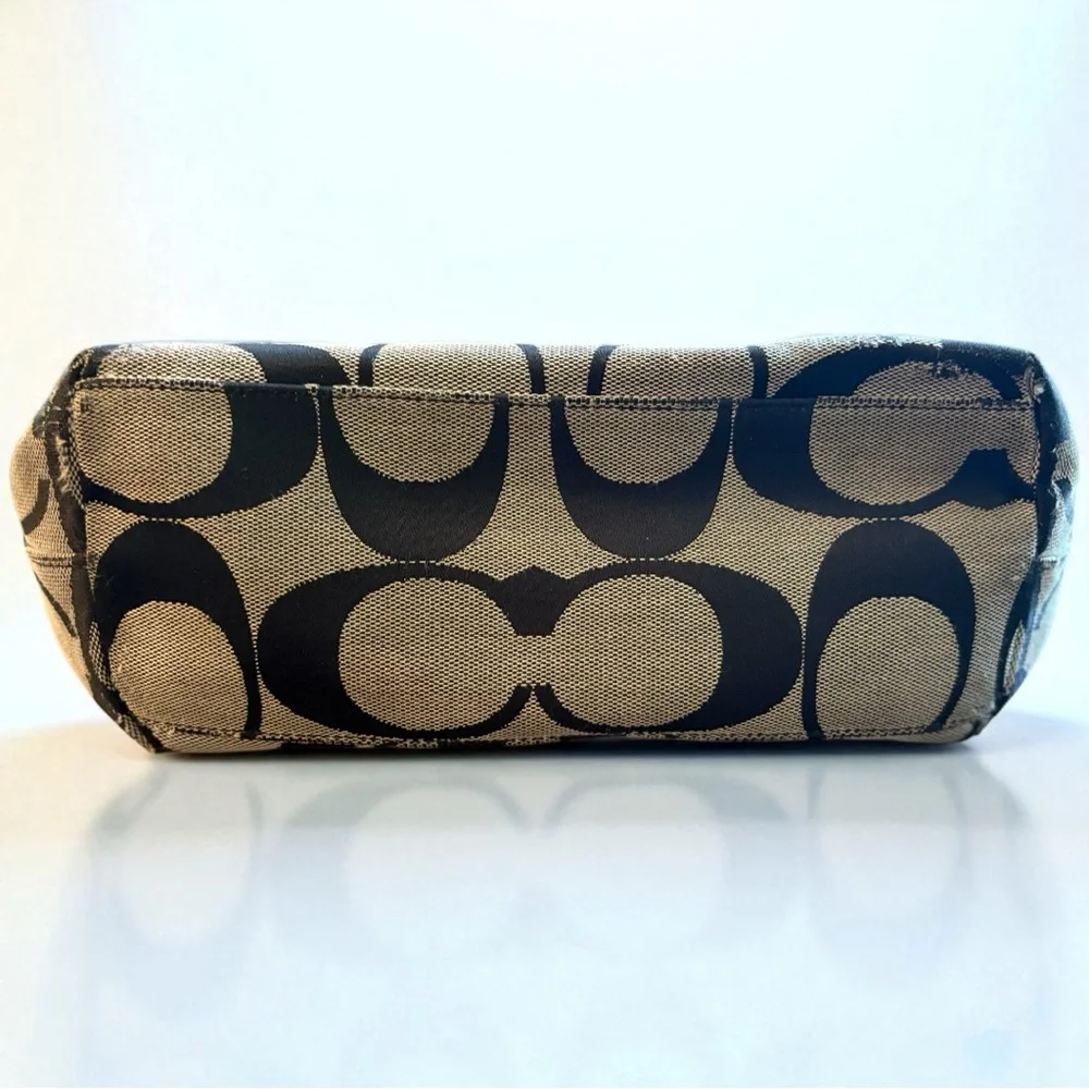 Coach Signature Shoulder Handbag - Picture 9 of 11